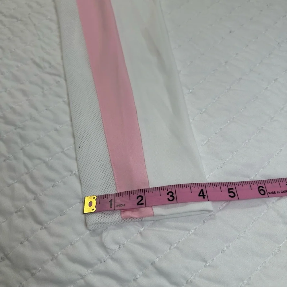 Sansoleil SunGlow Zip Mock Pink And White Long Sleeves UV 50+
Cooling - Picture 10 of 14